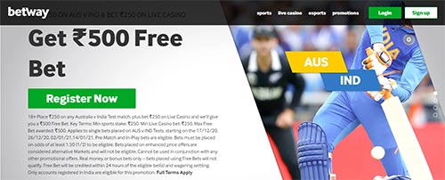 Betway betting free bet